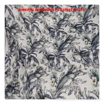 Diseño de moda textil tejido floral tejido
